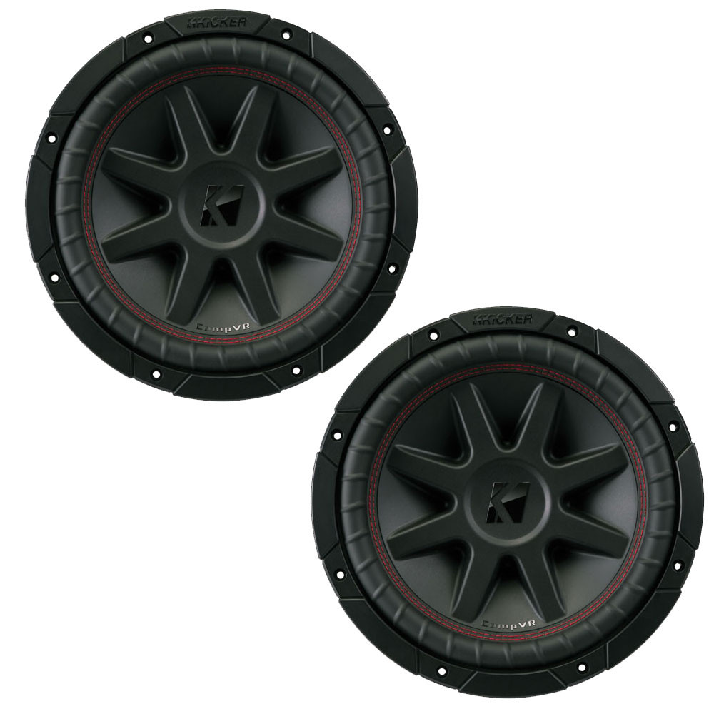 KICKER ウーハー　CVR10 Kicker CVR10 CompVR 10-Inch (250mm) Subwoofer, 2-Ohm DVC Bundle